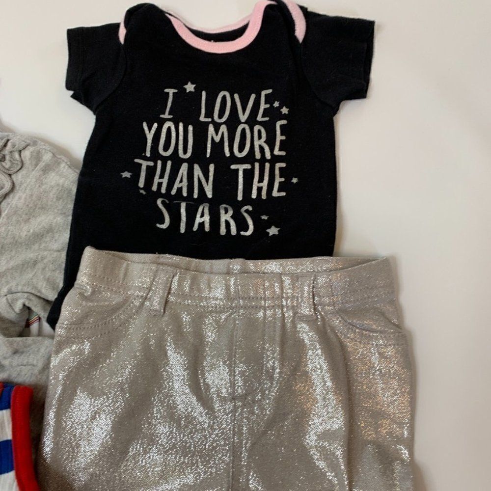 Girl 0-6 Month 7 Piece Bundle - Picture 2 of 5